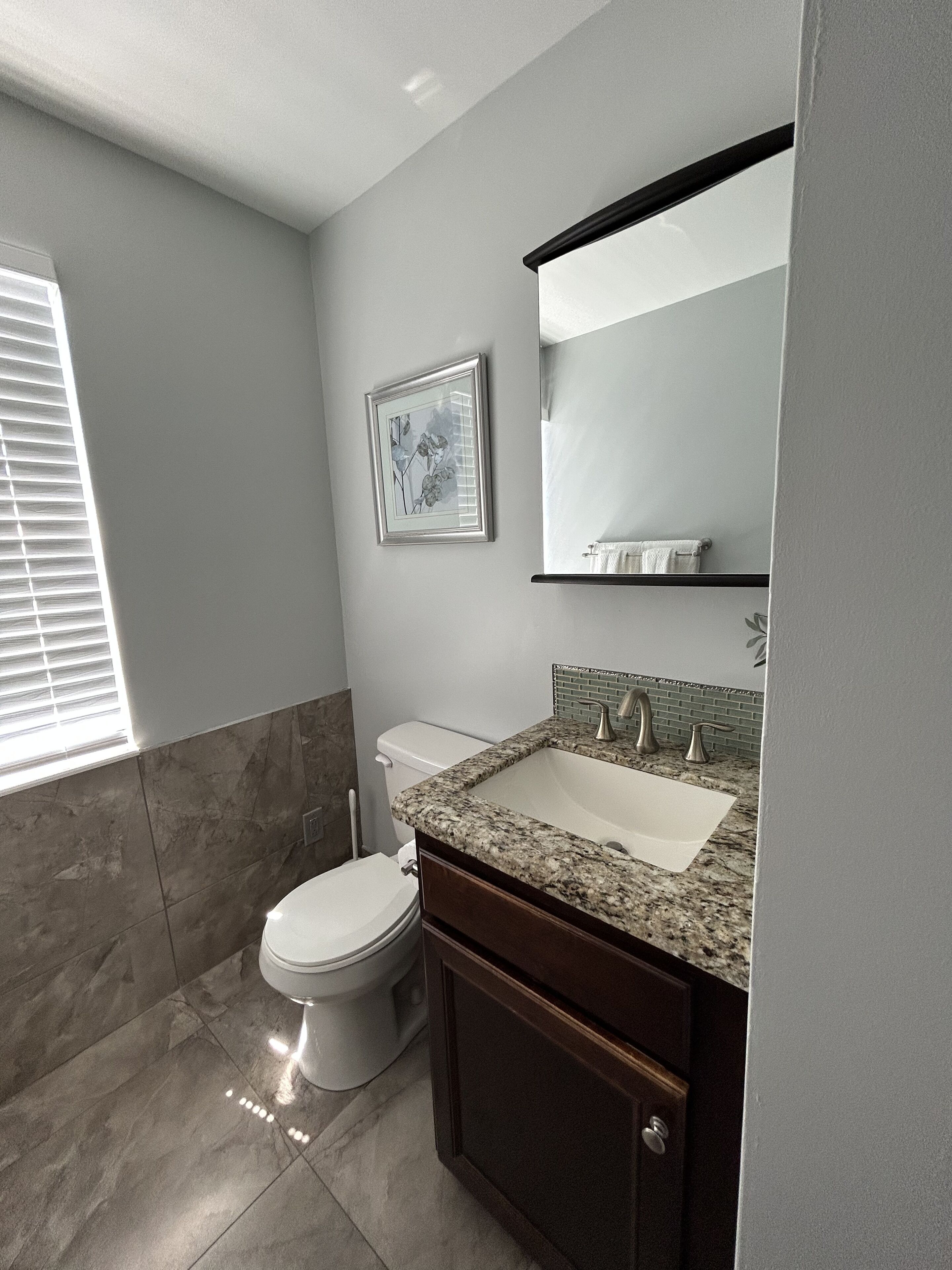 Studio on a second floor with huge private back yard