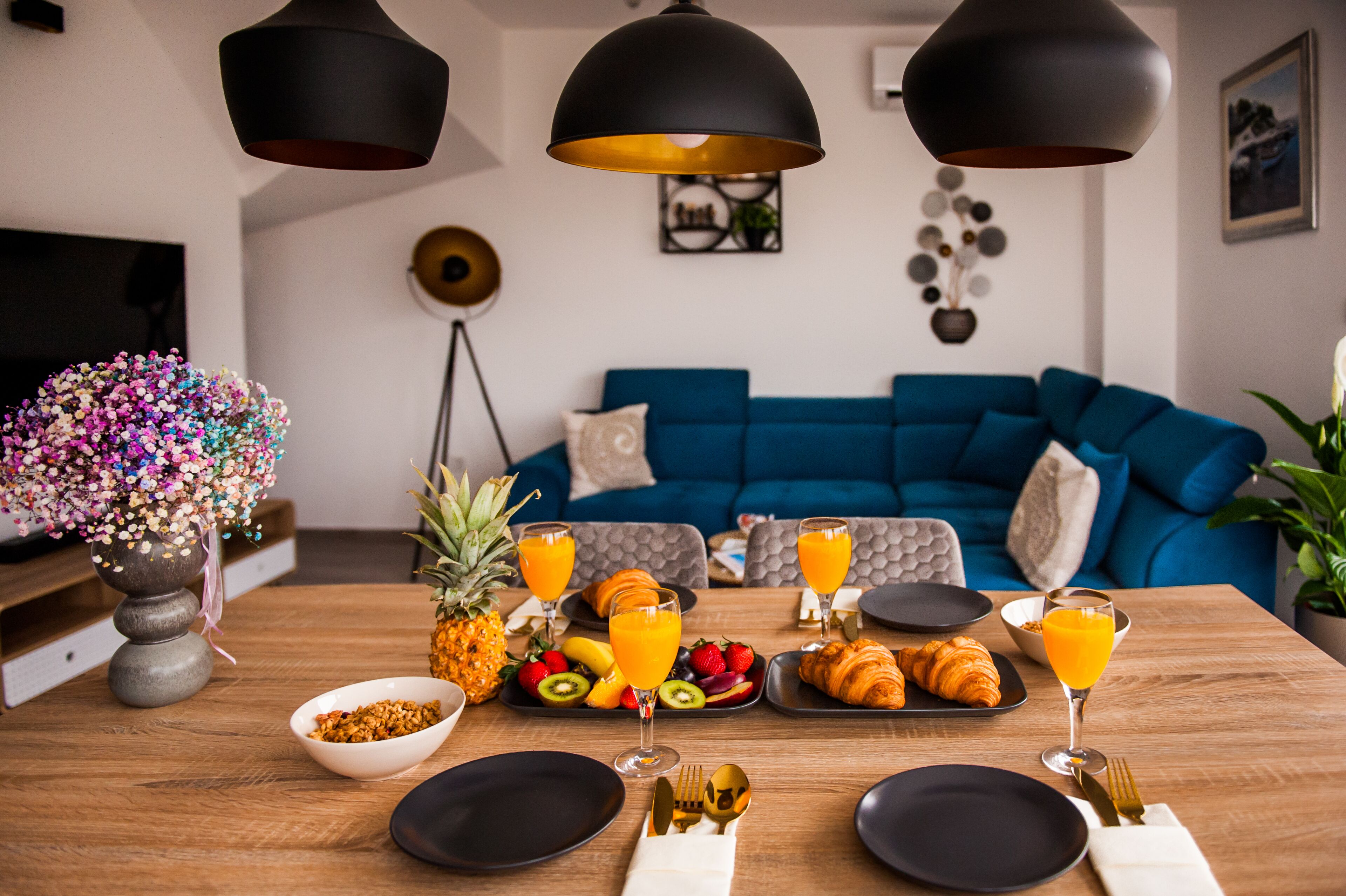 Smart-TV og stereoanlegg