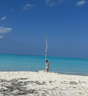 Sun-loungers, beach towels