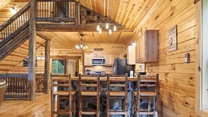 Interior - Double Down Lodge | 5BR Group Getaway, Hot Tub & Game Room Near Old Man's Cave (Logan)
