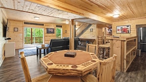 Interior - Double Down Lodge | 5BR Group Getaway, Hot Tub & Game Room Near Old Man's Cave (Logan)