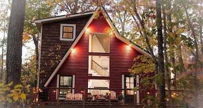 Couples Tree Loft Rock Hot Tub Buffalo River