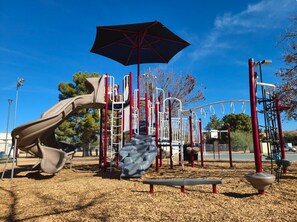 Children's area - Spacious beautiful ranch house, hot tub & basketball court, near WestWorld, TPC. (Scottsdale)