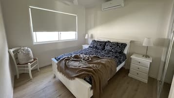 3 dormitorios, cuna de viaje, wifi gratis y ropa de cama