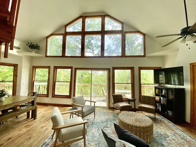 Beautiful Home with views, dock, lots of parking- near ATV trails