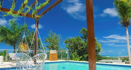Casa Bella - El Yunque Rainforest Mansion with Panoramic Views + Rooftop Lounge