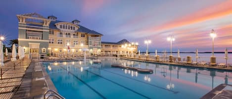 Indoor pool, a heated pool
