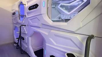 Dormitorio compartido, 4 habitaciones | Sábanas de algodón egipcio, ropa de cama de alta calidad y edredón