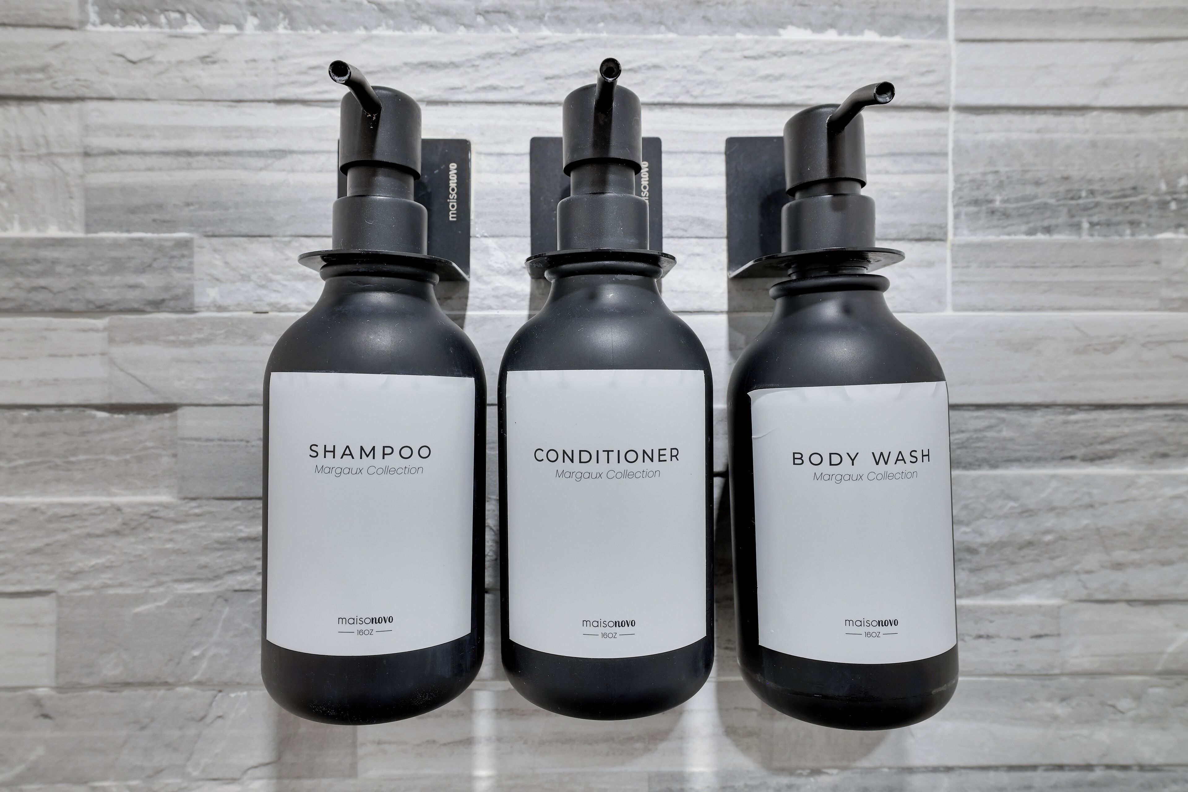 Complimentary soap/conditioner/body wash 