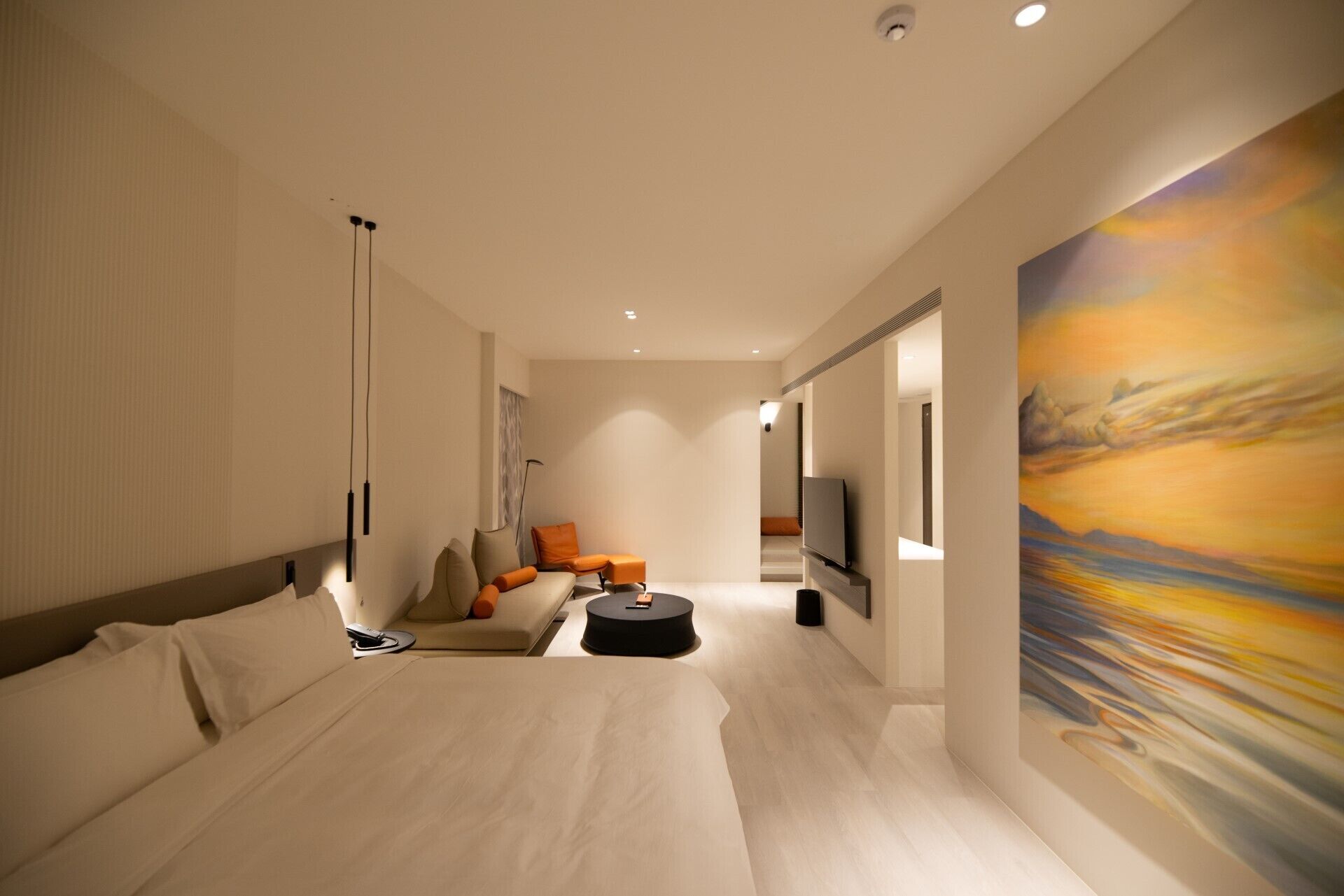 Dobbeltrom – superior, 1 queensize-seng, ikke-røyk, havutsikt | Dundyner, minibar, safe på rommet og blendingsgardiner