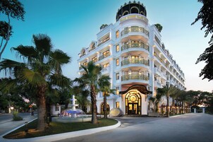 A szálláshely homlokzata