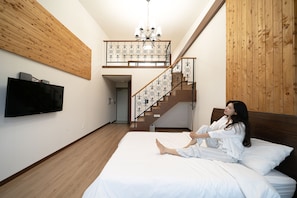 Shower, hair dryer, slippers, towels - From H T Resort Jeju Seongsan (Seogwipo)