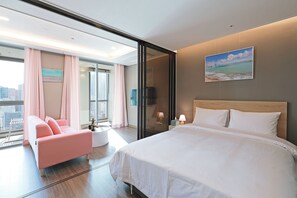Deluxe Double Plus | Premium bedding, free WiFi, bed sheets - SoTA Collection The Haeundae  (Busan)