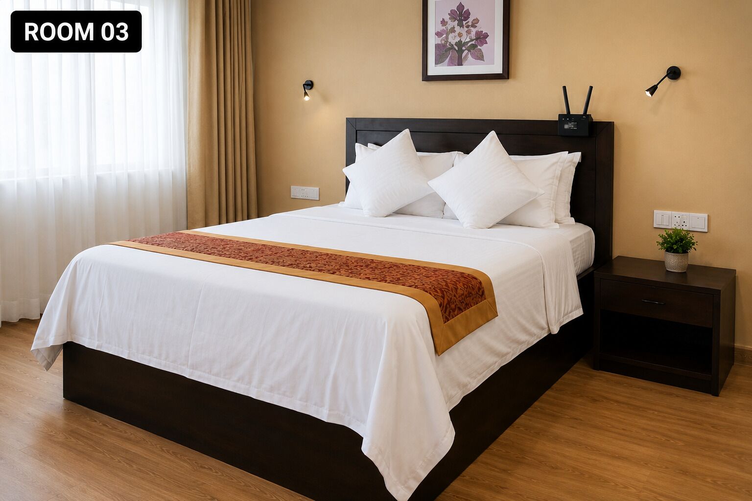 Deluxe Triple Room, Balcony, Mountainside | Select Comfort beds, minibar, desk, laptop workspace