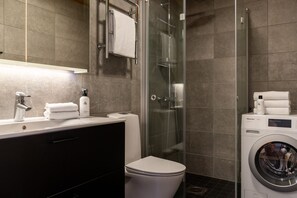 Departamento | Baño | Regadera, secadora de cabello, toallas, jabón 