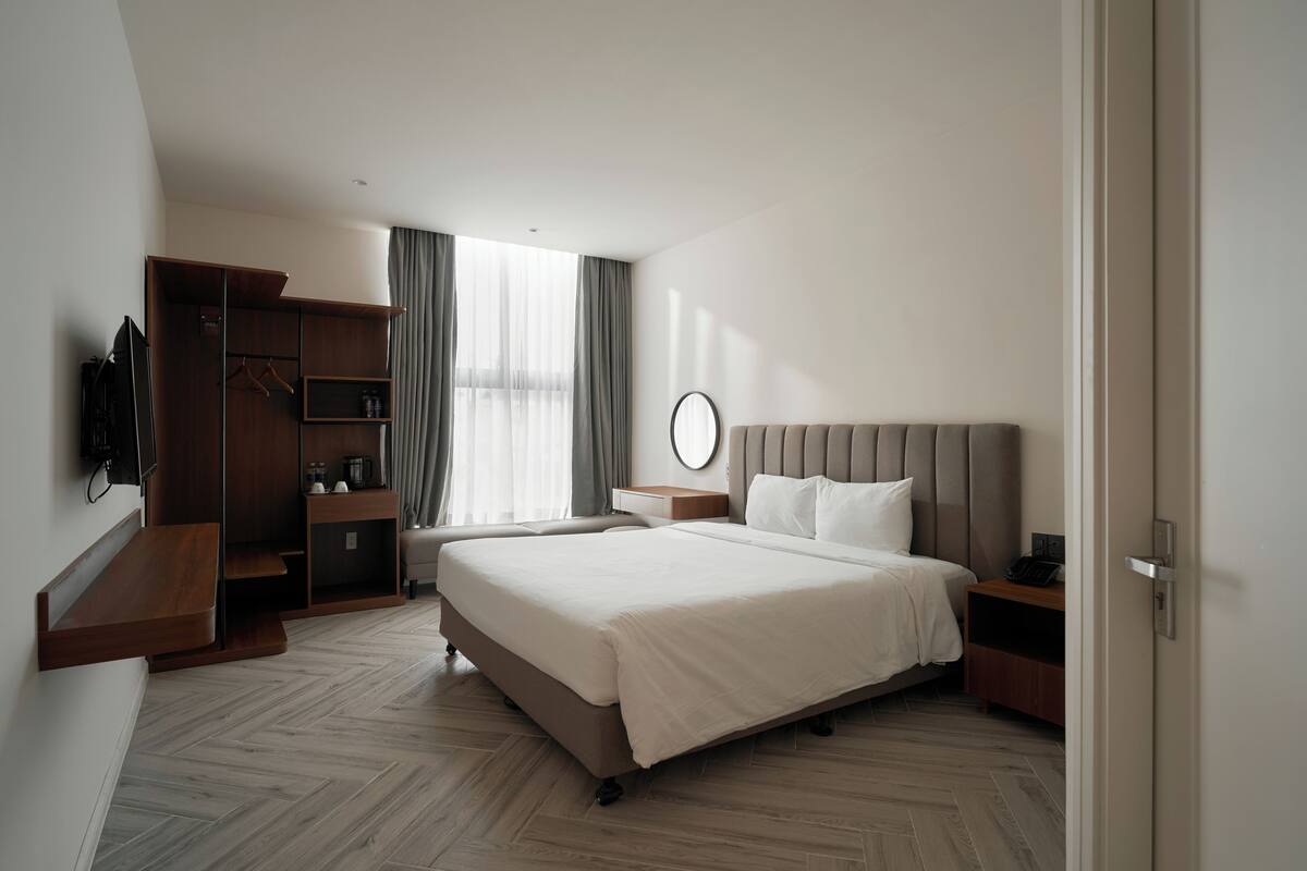 Chambre Double Deluxe | Mini-bar avec articles gratuits, Wi-Fi gratuit, draps fournis