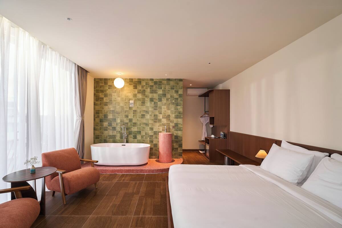 Suite Junior | Mini-bar avec articles gratuits, Wi-Fi gratuit, draps fournis