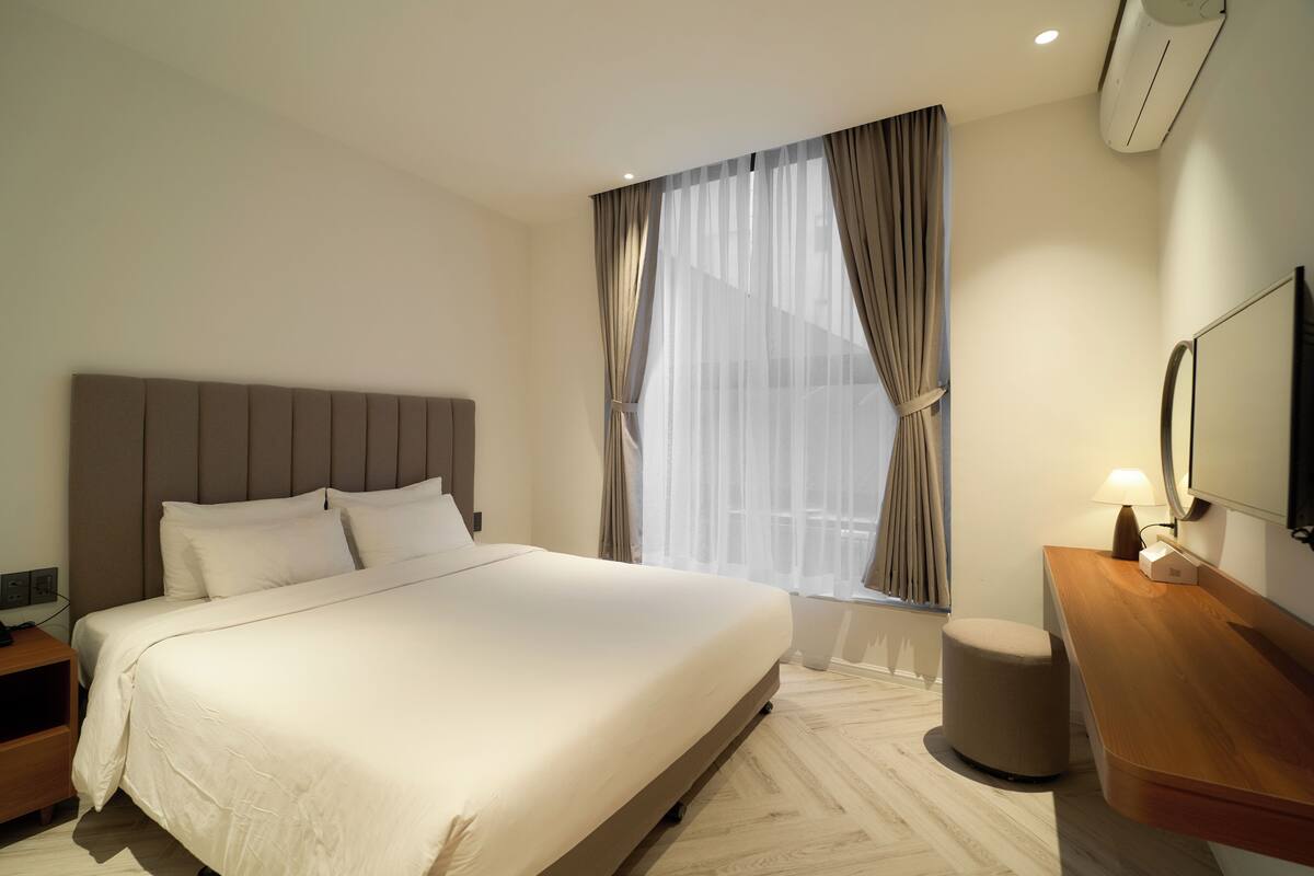 Chambre Double Classique | Mini-bar avec articles gratuits, Wi-Fi gratuit, draps fournis