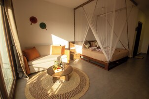 Bangalô conforto | 1 quarto, cofres nos quartos, escrivaninha