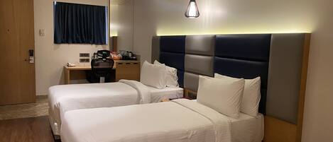 Premium Room, 2 Twin Beds | In-room safe, desk, laptop workspace, iron/ironing board