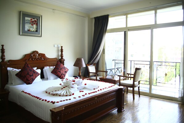 Luxury-Suite | Bettwäsche aus ägyptischer Baumwolle, hochwertige Bettwaren