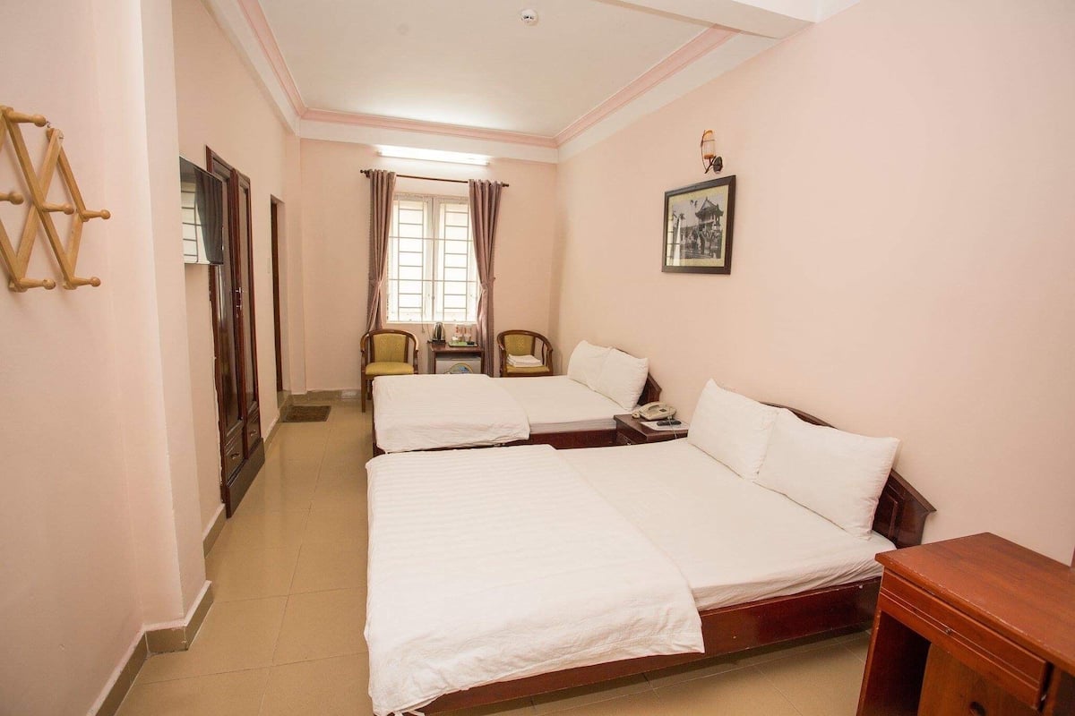 Basic Quadruple Room | Premium bedding, memory foam beds, free WiFi, bed sheets