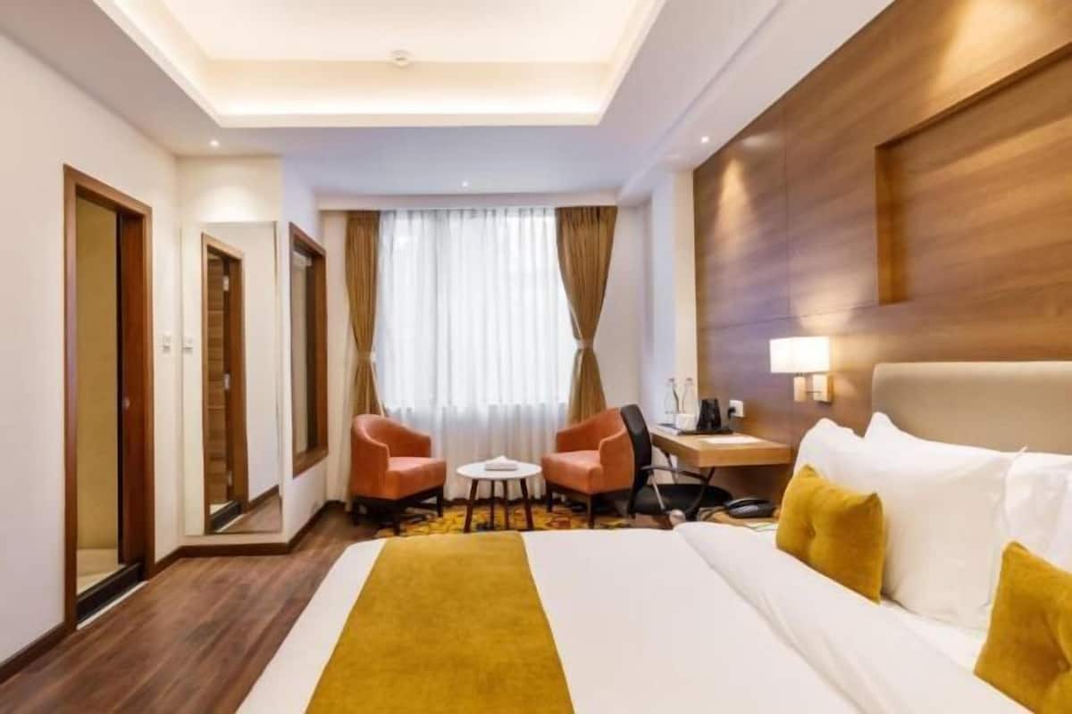 Minibar, desk, iron/ironing board, free WiFi