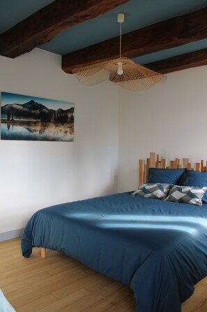 2 chambres, lit parapluie, Wi-Fi gratuit, draps fournis