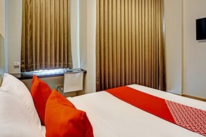 ห้องดีลักซ์ดับเบิล | Wi-Fi ฟรี, ผ้าปูที่นอน