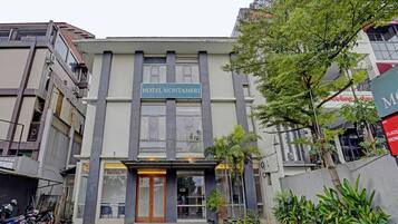 Overnatningsstedets facade