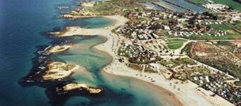 Countryside, sea and beach view rustic home