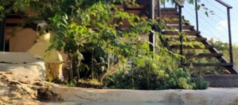 Countryside, sea and beach view rustic home