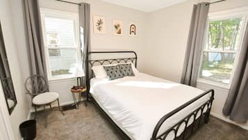 2 dormitorios, escritorio, wifi gratis y ropa de cama
