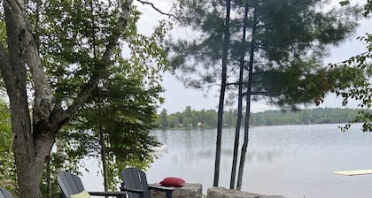 Buckshot Lake, Plevna Ont 322 feet of water front on a beautiful private lake