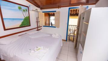 Double Room with Balcony | Blackout curtains, free WiFi, bed sheets