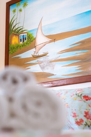 더블룸 | 암막 커튼, 무료 WiFi, 침대 시트