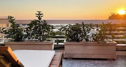 A unique 3 level penthouse with a great sea view to Vouliagmeni Bay