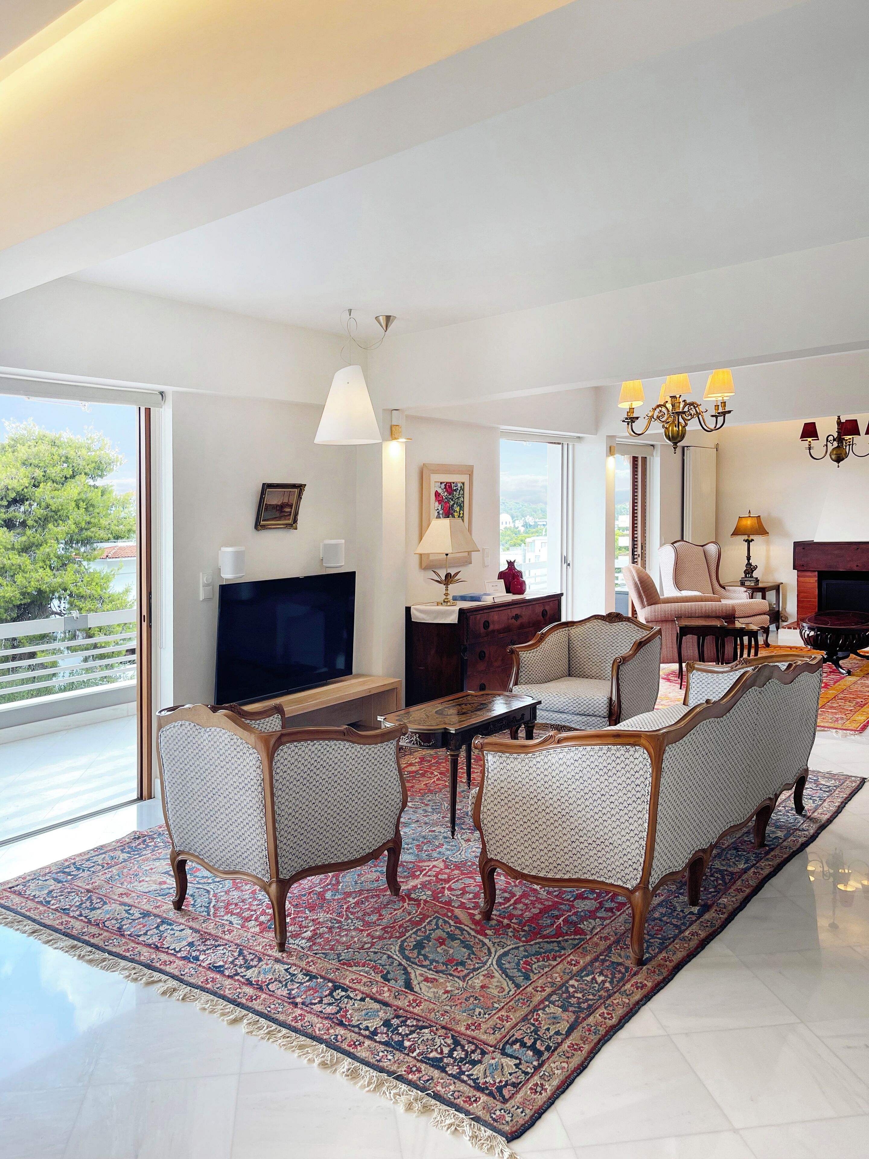 A unique 3 level penthouse with a great sea view to Vouliagmeni Bay