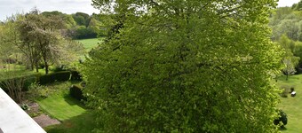 Idyllic apartment with garden view and balcony