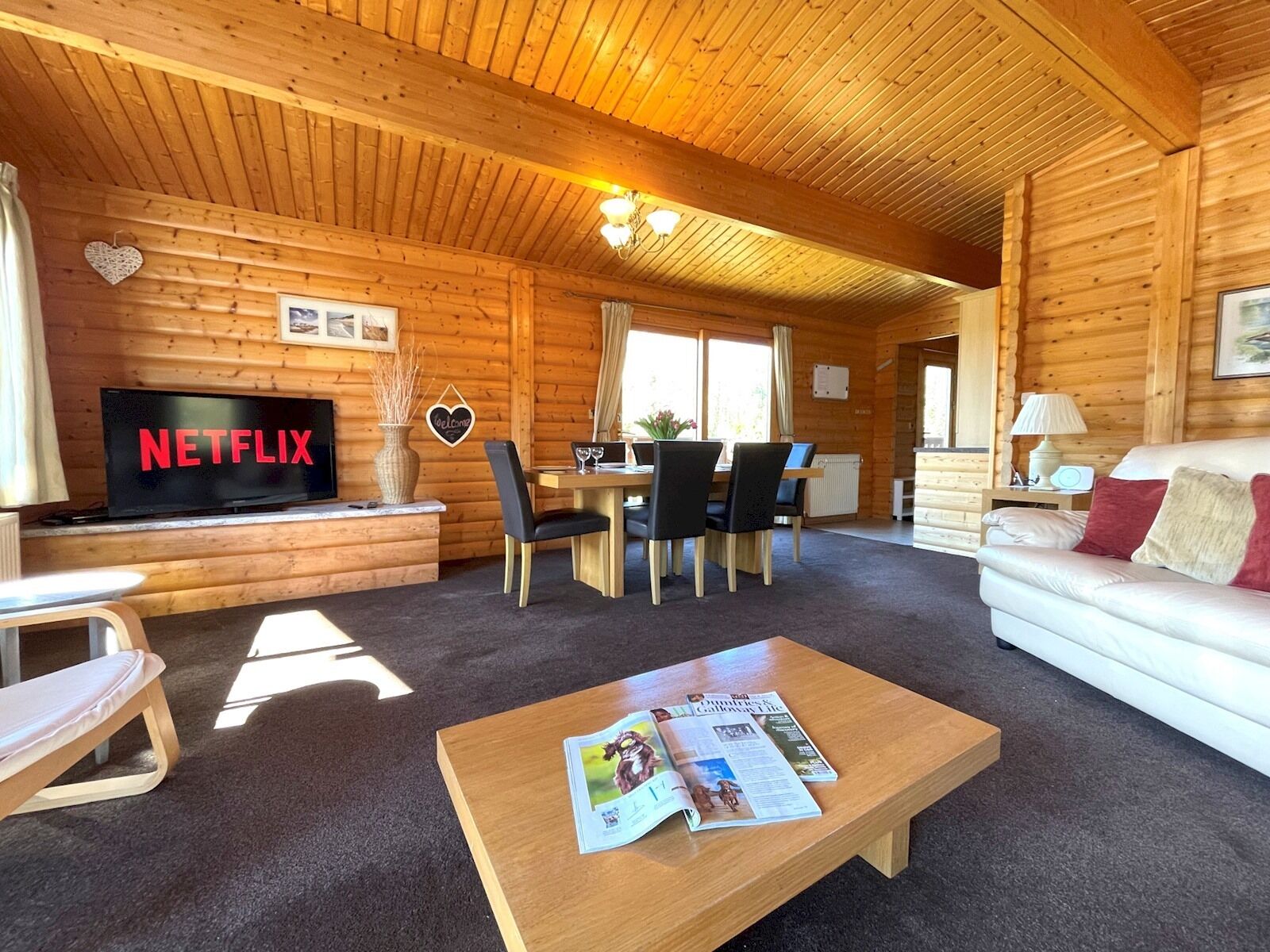 Beautiful Norwegian Lodge In Kippford With Garden - Pass The Keys - Kippford