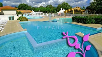 Indoor pool, outdoor pool