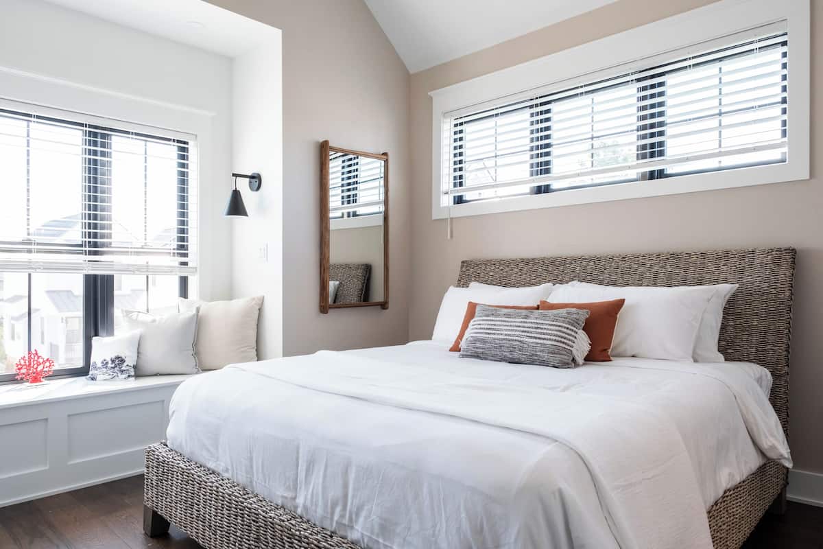 Deluxe-Haus, 2 Schlafzimmer | 2 Schlafzimmer, Bettwäsche aus ägyptischer Baumwolle