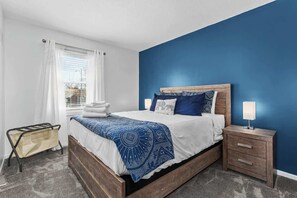 3 bedrooms, soundproofing, iron/ironing board, travel crib