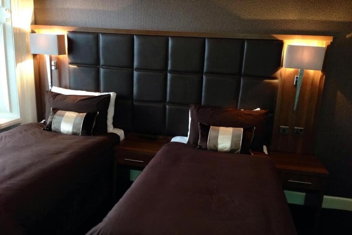 Deluxe Twin Room | Desk, blackout drapes, iron/ironing board, free WiFi