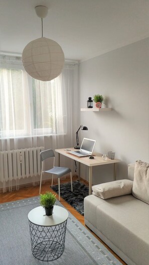 Living area - Apartament Wiosenny 52m2 Kłodzko eng/de/fr/esp/cz/sk (Klodzko)