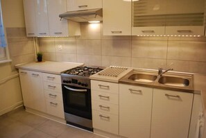 Private kitchen - Apartament Wiosenny 52m2 Kłodzko eng/de/fr/esp/cz/sk (Klodzko)