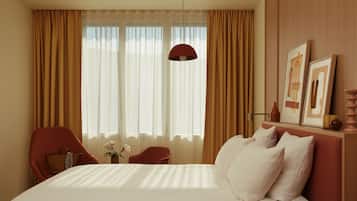 Classic Room including snacks & drinks self-service in the Lounge Club | View from room