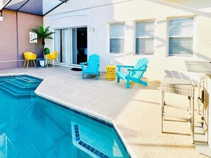 Udendørs pool, opvarmet pool