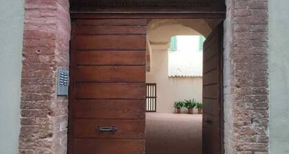 Beautiful large apartment with fresco