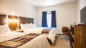 Phòng đôi cơ bản | 1 phòng ngủ, bàn, màn/rèm cản sáng, bàn ủi/dụng cụ ủi quần áo